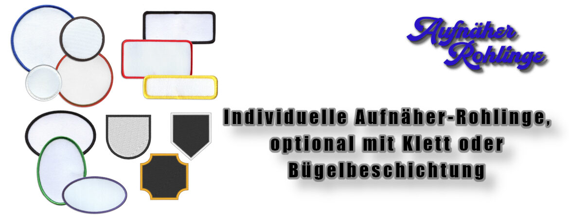 Aufnaeher-Rohlinge Shop